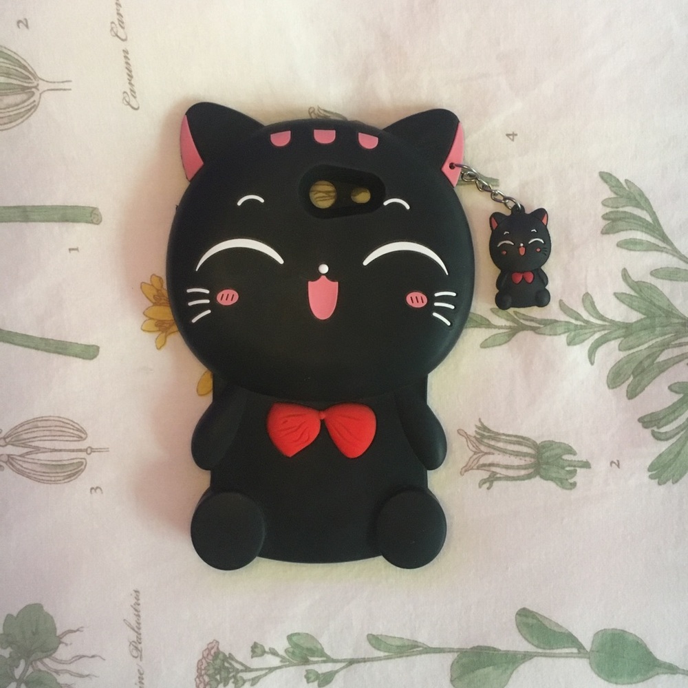 anime cat phone case